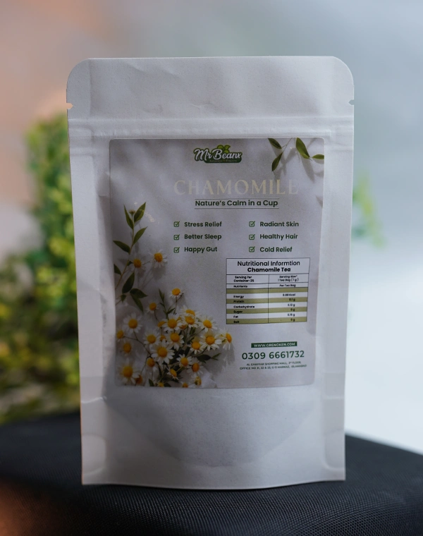 Chamomile Tea, 100% Natural, Caffeine Free